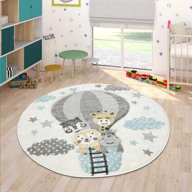 Дитячий килим Paco Home для хлопчика та дівчинки, короткий ворс, Райдуга, Ферма, Єдиноріг, Метелик, Заєць, 80x150 см
