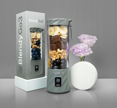 Бездротовий стаціонарний блендер BlendyGo 3, 250 Вт, сріблястий/сірий, 0,55 л