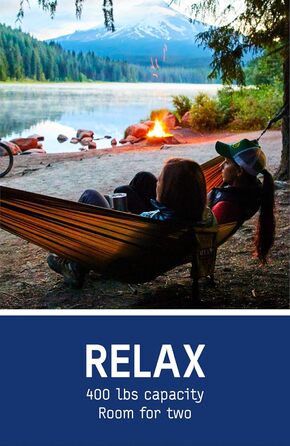 Гамак для кемпінгу ENO DoubleNest, 1-2 особи, спеціальне кольорове рішення ATC Violett / Blaugrün