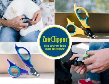 Кліпер для обрізання кігтів домашніх тварин Zen Clipper – безпечний та ефективний інструмент (зелений, 4 мм)
