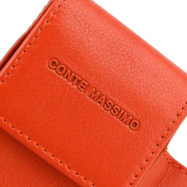 Conte Massimo сигаретний футляр із натуральної шкіри з тримачем для запальнички, для жінок і чоловіків