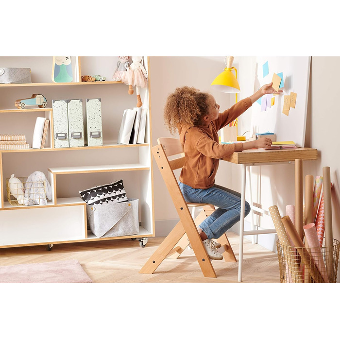 Дитяча подушка Kinderkraft ENOCK для стільчика, м'яка, з ременями, легко чиститься, чорна, комплект 2 шт.