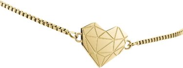 Liebeskind Berlin: Подарунковий набір для жінок – годинник та прикраси. Елегантний та модний подарунок на День народження та День святого Валентина. Годинник + браслет Broken Heart / Золото