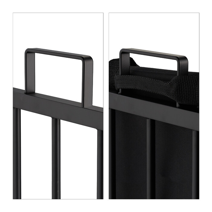 Relaxdays Steel Firewood Rack