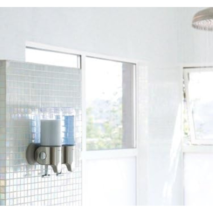 Simplehuman Wall Mounted Soap Dispenser - Brushed Stainless Steel, 444ml - 5 Year Warranty