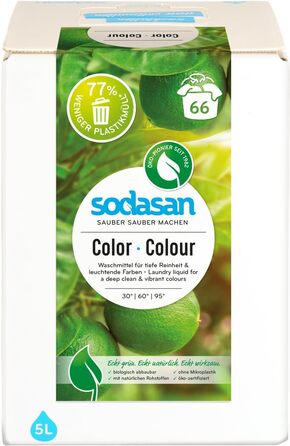 Рідкий засіб для прання кольорових речей Colour Laundry Liquid, аромат лайма, 151.52 мл (набір 66 шт)