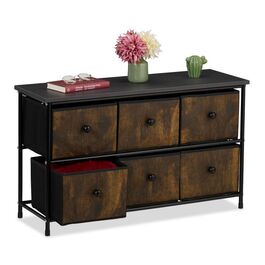 Relaxdays Sideboard with 6 Drawers