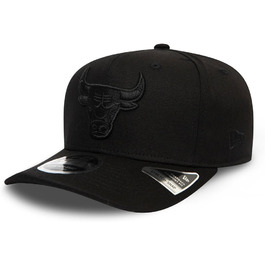 Кепка New Era 9Fifty Stretch-Snap з логотипом команди Chicago Bulls, чорна