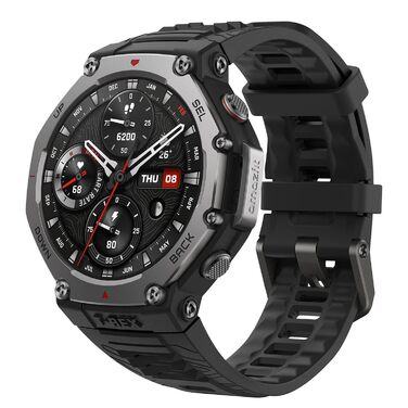 Смарт-годинник Amazfit T-Rex 3 Outdoor 48мм AMOLED GPS NFC Чорний