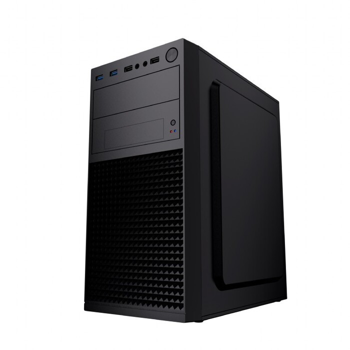 Корпус для офісного комп'ютера Gembird Fornax K300 microATX Mini-ITX, чорний