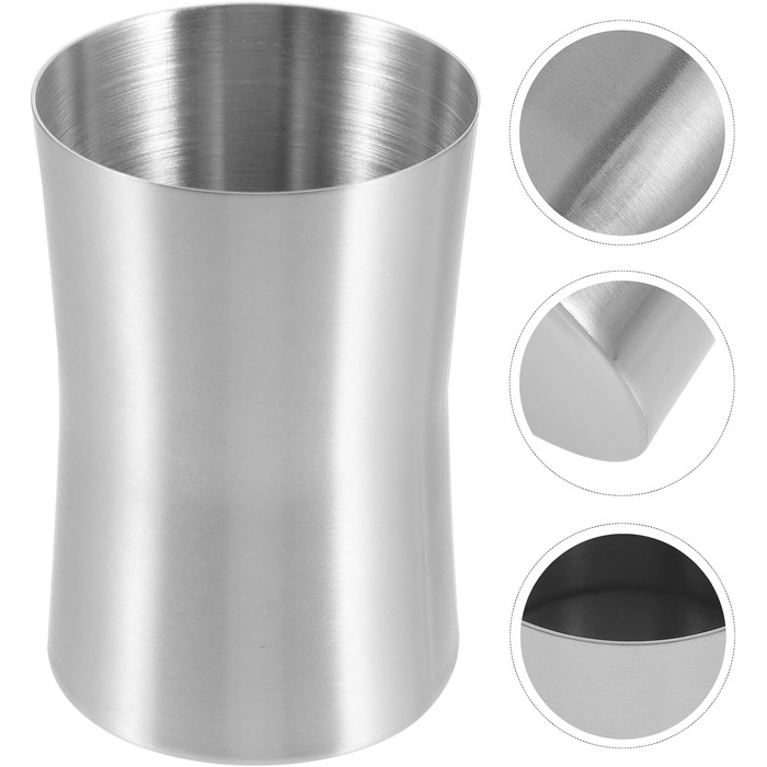 Cabilock Stainless Steel Cup, Brushed Nickel, Bathroom Cup, Toothbrush Holder, Toothbrush Holder, Grey, Toothbrush Holder, Wall Mount, Water Bottle, Toothpaste Holder for Bathroom