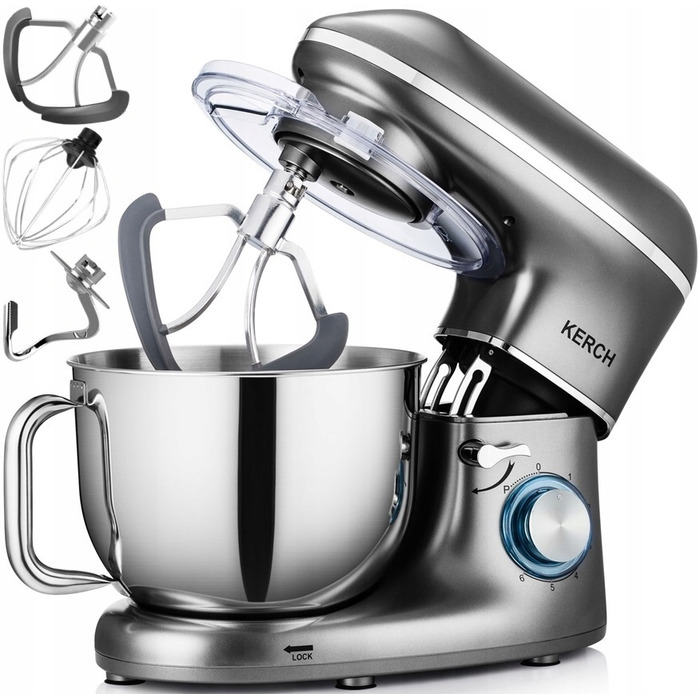 Кухонний комбайн Kerch MYCHEF 4000 Вт, сріблястий/сірий