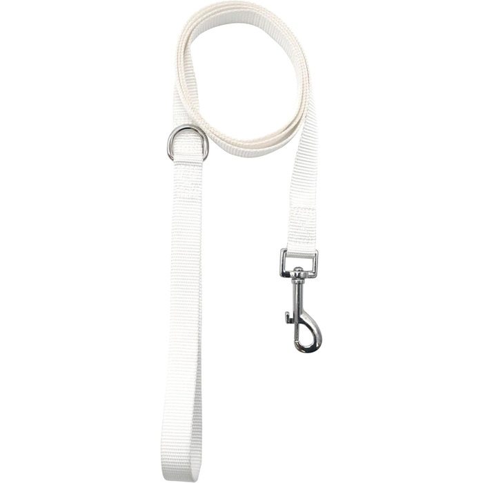 Ошатний нашийник Croci Ceremony для собак, для весілля, з бантиком, атлас, срібні деталі, для середніх та великих собак, розмір 41–66 см (білий, універсальний)