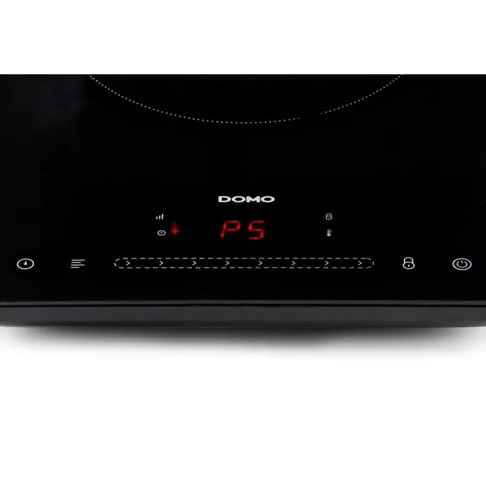 Індукційна плита Domo DO332IP, 1 конфорка, чорна