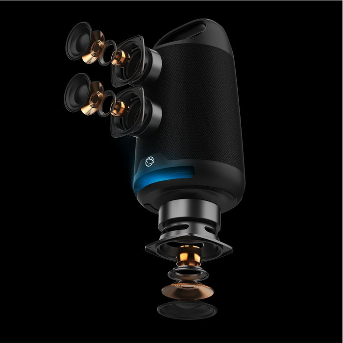 Портативна Bluetooth-колонка з мікрофоном для караоке Manta Otus 120 Вт, TWS, MP3