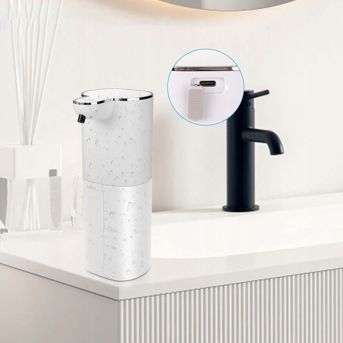 Автоматичний безконтактний дозатор для рідкого мила, великий, 4 режими, 400 мл