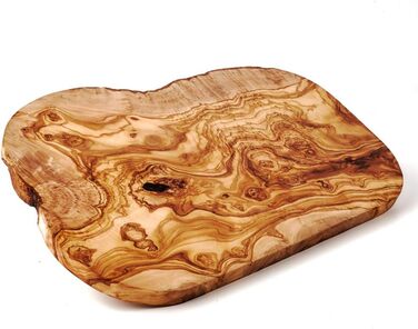 Cutting board Olive wood/Antipasto board/Serving board made of olive wood/Charcuterie board/natural shape/Olive wood board with natural edge, 45cm