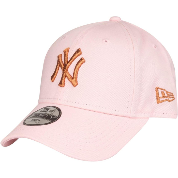 Кепка New Era Kinder 9Forty Adjustable New York Yankees (6-12 років, Рожевий/Металік)
