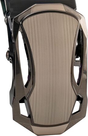 Чоловічий шкіряний ремінь Volmer ATG з автоматичною застібкою на пряжці | Ширина 35 мм, розмір пояса 125 см, регульований | Колір: бордовий