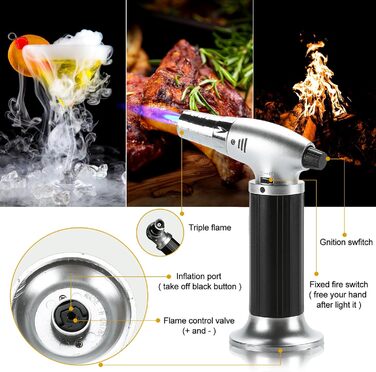 Набір для копчення коктейлів: 4 дерев'яні чіпси, аксесуар для віскі, коктейлів, кави, бурбону та м'яса