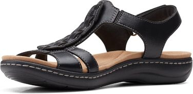 Сандалі жіночі Clarks Laurieann Kay шкіряні чорні 39 EU