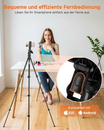 Штатив Rollei Compact Traveler No.1, 143см, чорний: компактний, легкий, для фото та відео