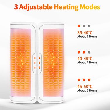 Електричні грілки для рук 2 шт. - багаторазові USB грілки для рук, 3 режими нагріву, подарунок для жінок та дітей, рожеві