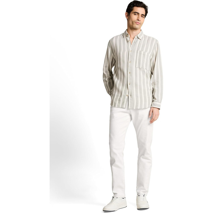 Джинси чоловічі Tom Tailor TTJOSH Regular Slim білі (29/32) - Оригінал