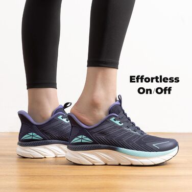 Жіночі спортивні сліпони ALLSWIFIT, зручні, для бігу, тенісу, дихаючі, з неслизькою підошвою, для спорту, фітнесу, тренувань, крос-тренінгу, модні кросівки (41.5 EU, Синій)