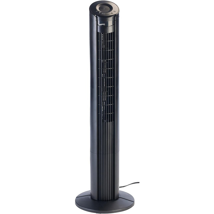 Турбовентилятор Sichler для дому: потужний вентилятор-колона з дистанційним керуванням, осциляція 90°, 55 Вт