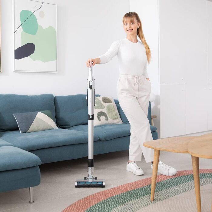 Вертикальний бездротовий пилосос Cecotec Scoba 2100 Jalisco: 210 Вт, 20 кПа, 45 хв роботи, моторне насадка Jalisco