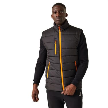 Чоловічий терможилет Regatta Professional Navigate Body Warmer, чорний/помаранчевий, розмір 3XL