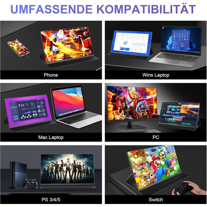 Портативний монітор 15.6