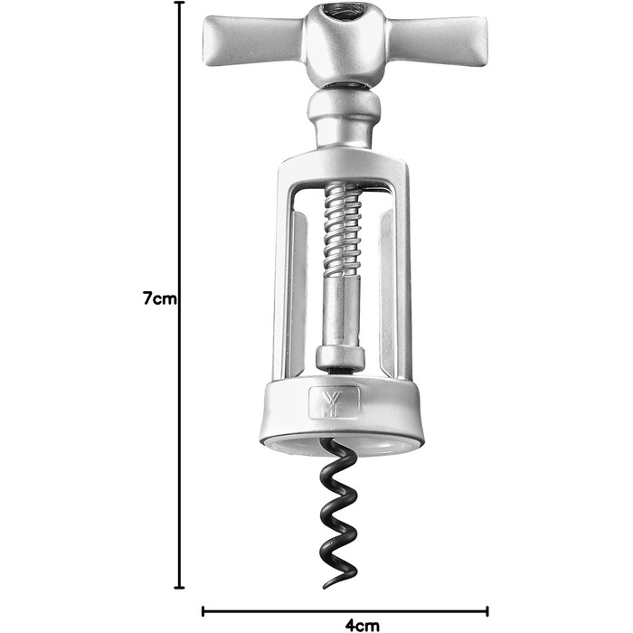WMF Corkscrew, Wine Bottle Opener, Bottle Opener for Wine and Prosecco, Wine Opener
