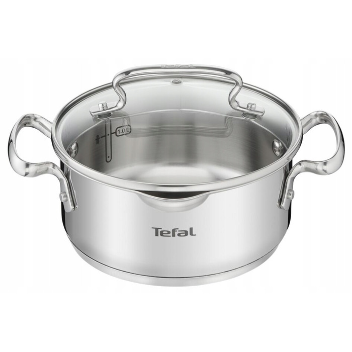 Набір каструль та сковорідок Tefal Duetto+ з нержавіючої сталі, 10 предметів, G732SA55