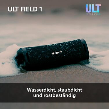 Sony ULT Field 1 - Портативна Bluetooth колонка з глибоким басом, IP67 (водонепроникна, пилозахищена), 12 год роботи, білий