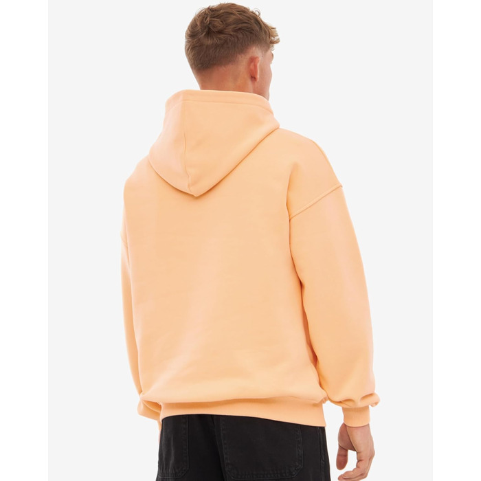 Унісекс худі Johnny Urban Cody Oversize — базовий однотонний світшот з капюшоном із щільної тканини, колір персиковий, розмір XS