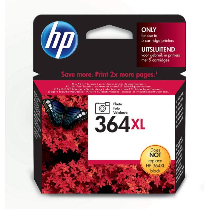 Оригінальний картридж HP 364 чорний (Photo Black), підвищена ємність (XL), стандартний, одиничний
