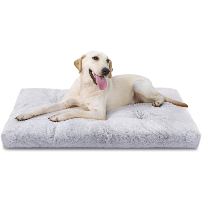 Nobleza Dog Bed for Large Dogs, Washable, Super Soft and Fluffy Anti-Anxiety High-Quality Plush Dog Bed with Non-Slip Bottom, Dog Cushion, Dog Mat, 110x73x10 cm, XL