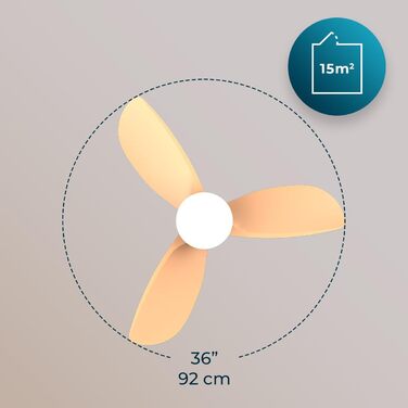 Стельовий вентилятор Cecotec EnergySilence Aero 3050 Orange 36