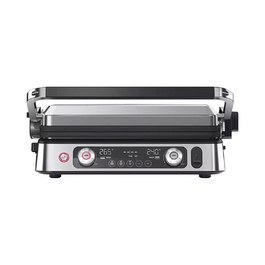 Електричний гриль Braun MultiGrill 9 Pro 2200 Вт, складаний, сріблястий/сірий