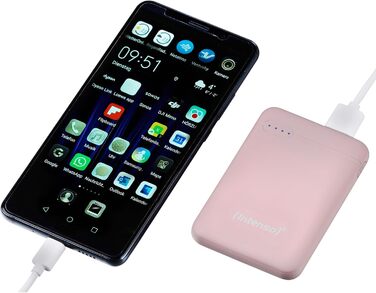 Powerbank Intenso Powerbank XS 5000mAh - зовнішній акумулятор для смартфона, планшета, MP3-плеєра, цифрової камери (рожевий)