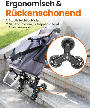 Складаний візок для покупок Homecall 50L з охолодженням та трепін-коліщатками