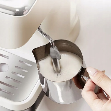 Рістковий кавомашина Bedee, 1050 Вт, біла