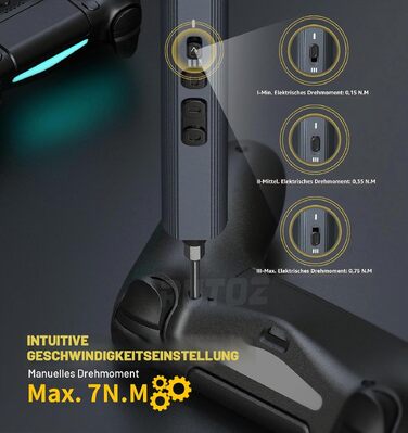 Електричний шуруповерт-прецизійний набір викруток Torx, Triwing, Pentalobe для iPhone, MacBook, ноутбуків, консолей Xbox, PS4, Switch та окулярів