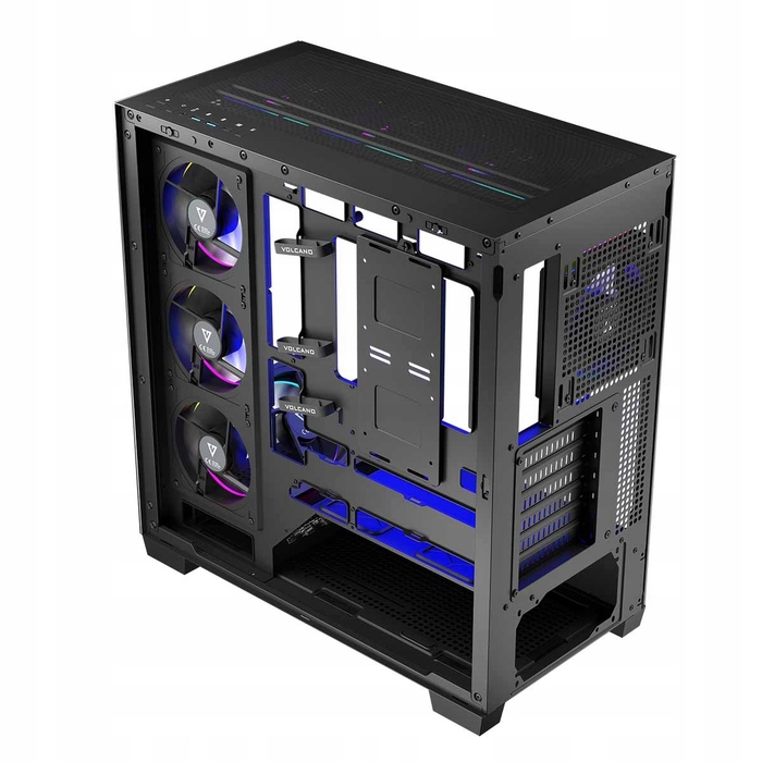 Корпус для комп'ютера Modecom Volcano Stellar ARGB Midi 8F Black