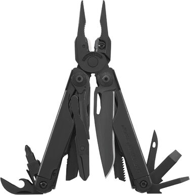 Leatherman Surge Multi-Tool - 21 Tools with Knife - Black with Nylon Holster