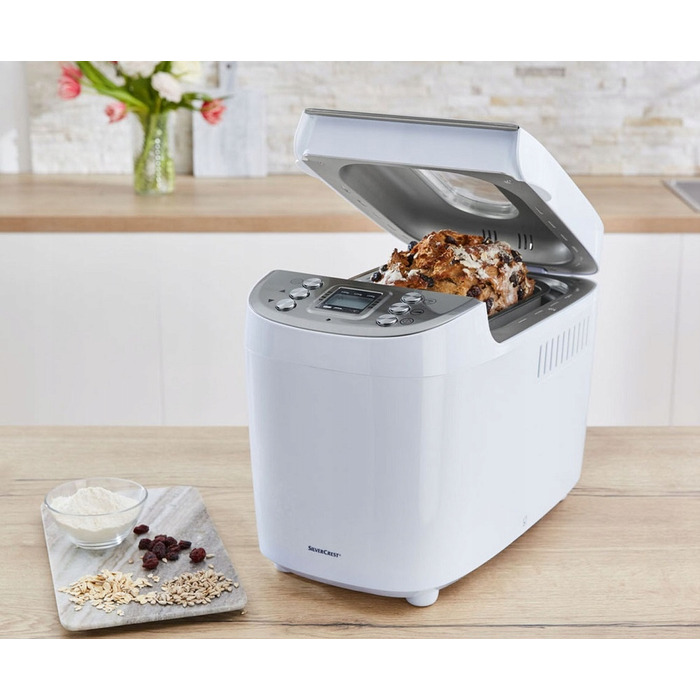 Хлібопічка SilverCrest SBB 850 E1, біла, 850 Вт