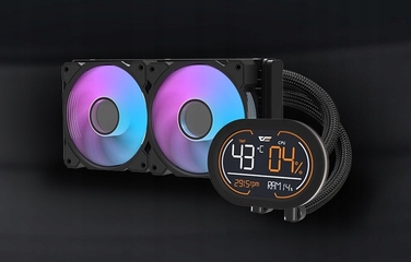Рідинне охолодження процесора Darkflash DH240D v2 (чорне)
