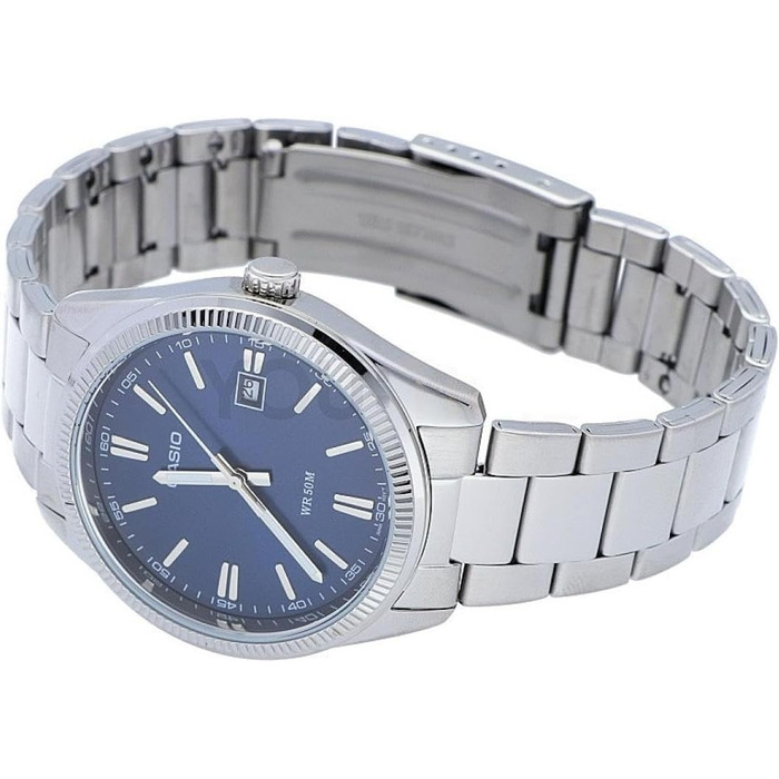 Годинник Casio Collection для чоловіків (срібло/блакитний)